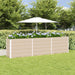 Jardinieră Creme 290 x 90 x 75 cm Oțel Galvanizat - WALTI WALTI