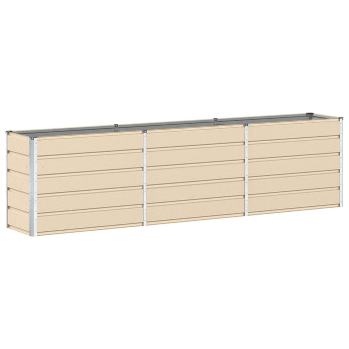 Jardinieră Creme 290 x 90 x 75 cm Oțel Galvanizat - WALTI WALTI
