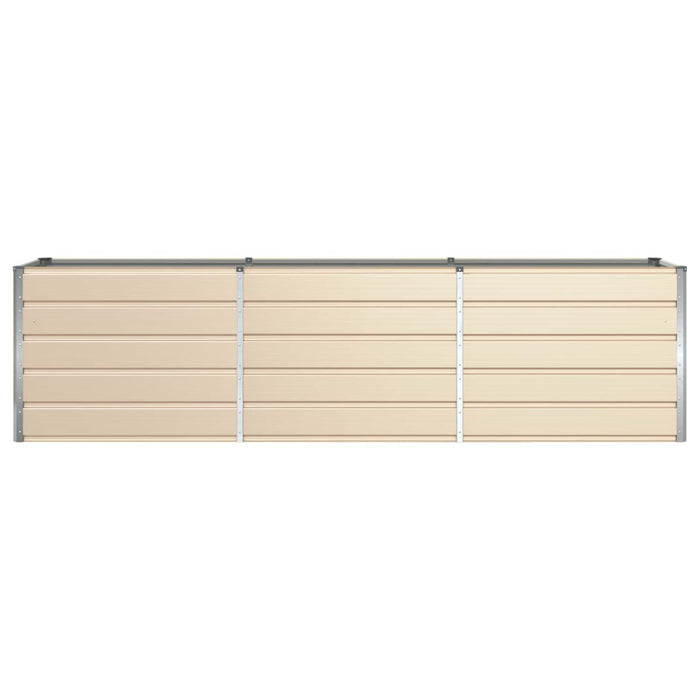 Jardinieră Creme 290 x 90 x 75 cm Oțel Galvanizat - WALTI WALTI