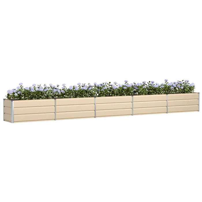 Jardinieră Creme 480 x 50 x 45 cm Oțel Galvanizat - WALTI WALTI