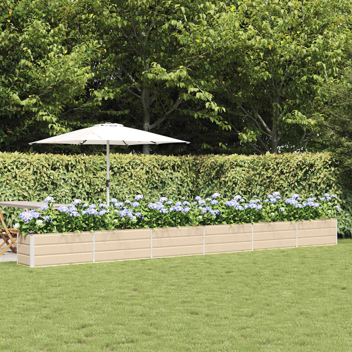 Jardinieră Creme 580 x 50 x 45 cm Oțel Galvanizat - WALTI WALTI
