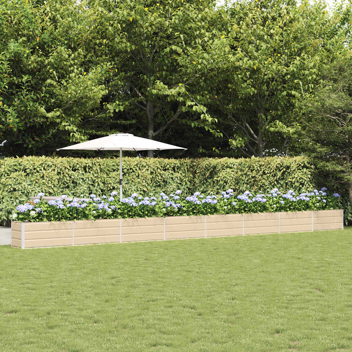 Jardinieră Creme 770 x 50 x 45 cm Oțel Galvanizat - WALTI WALTI
