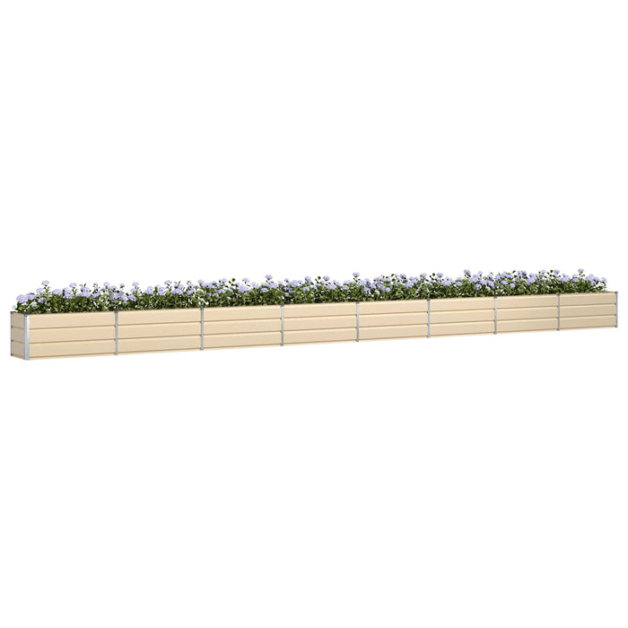 Jardinieră Creme 770 x 50 x 45 cm Oțel Galvanizat - WALTI WALTI