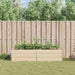 Jardinieră Creme 195 x 100 x 45 cm Oțel Galvanizat - WALTI WALTI