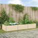 Jardinieră Creme 195 x 100 x 45 cm Oțel Galvanizat - WALTI WALTI