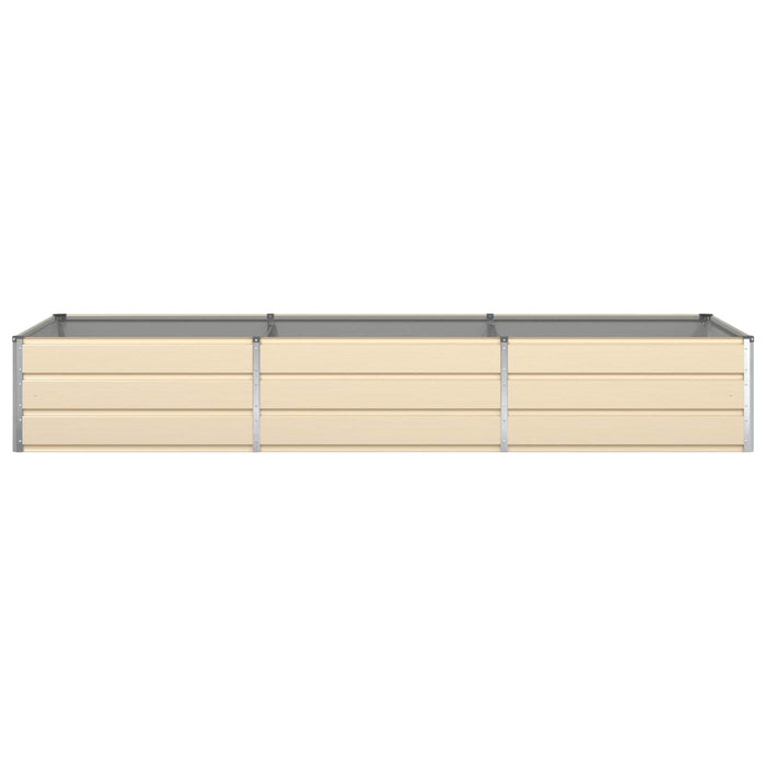 Jardinieră Creme 195 x 100 x 45 cm Oțel Galvanizat - WALTI WALTI