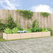 Jardinieră Creme 195 x 100 x 45 cm Oțel Galvanizat - WALTI WALTI