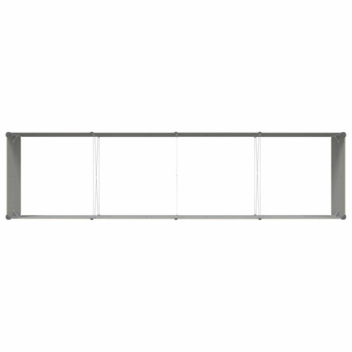 Jardinieră Creme 195 x 100 x 45 cm Oțel Galvanizat - WALTI WALTI