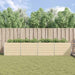 Jardinieră Creme 195 x 100 x 45 cm Oțel Galvanizat - WALTI WALTI