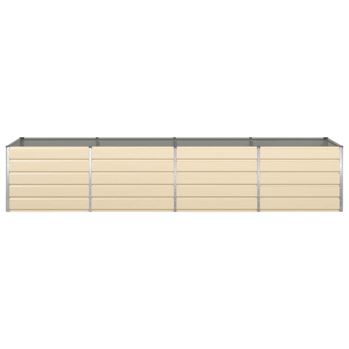 Jardinieră Creme 195 x 100 x 45 cm Oțel Galvanizat - WALTI WALTI