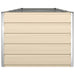 Jardinieră Creme 195 x 100 x 45 cm Oțel Galvanizat - WALTI WALTI