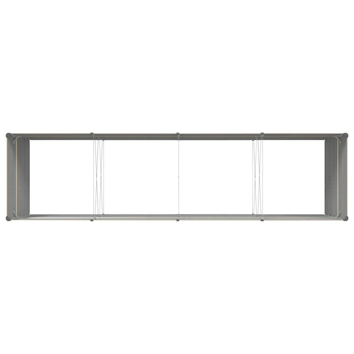 Jardinieră Creme 195 x 100 x 45 cm Oțel Galvanizat - WALTI WALTI
