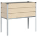 Jardinieră Creme 100 x 45 x 90 cm Oțel Galvanizat - WALTI WALTI
