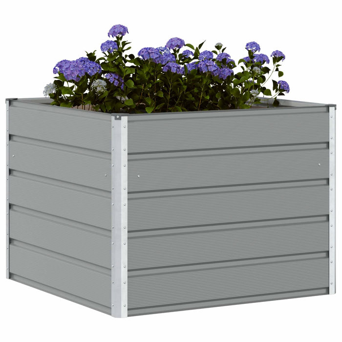 Jardinieră Gri deschis 100 x 100 x 75 cm Oțel - WALTI WALTI
