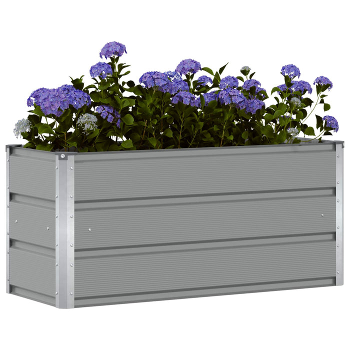 Jardinieră Gri deschis 100 x 40 x 45 cm Oțel - WALTI WALTI