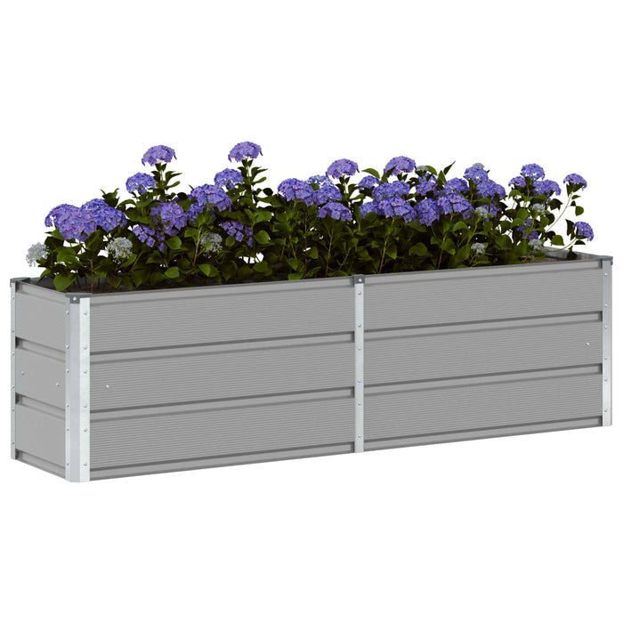Jardinieră Gri deschis 160 x 40 x 45 cm Oțel - WALTI WALTI
