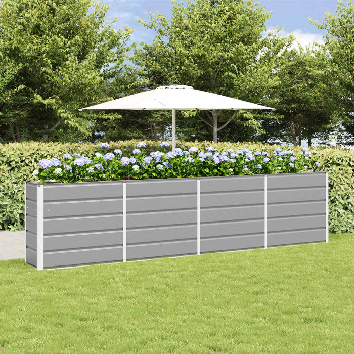 Jardinieră Gri deschis 320 x 40 x 75 cm Oțel - WALTI WALTI