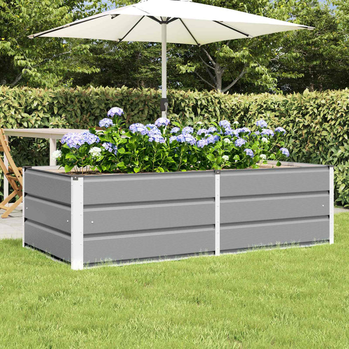 Jardinieră Gri deschis 160 x 80 x 45 cm Oțel - WALTI WALTI
