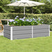 Jardinieră Gri deschis 160 x 80 x 45 cm Oțel - WALTI WALTI