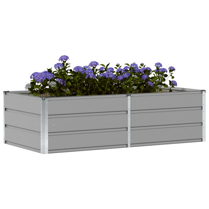 Jardinieră Gri deschis 160 x 80 x 45 cm Oțel - WALTI WALTI