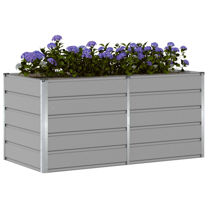 Jardinieră Gri deschis 160 x 80 x 75 cm Oțel - WALTI WALTI