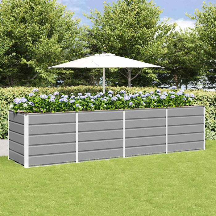 Jardinieră Gri deschis 240 x 80 x 75 cm Oțel - WALTI WALTI