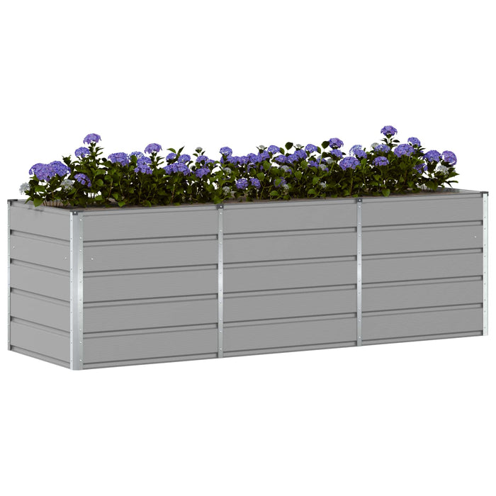 Jardinieră Gri deschis 240 x 80 x 75 cm Oțel - WALTI WALTI