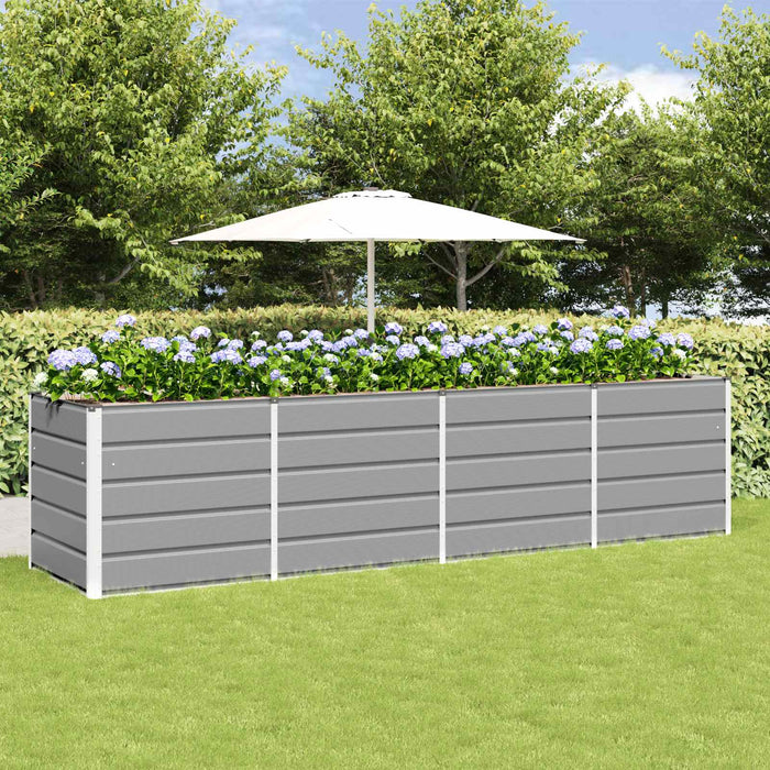 Jardinieră Gri deschis 240 x 80 x 75 cm Oțel - WALTI WALTI