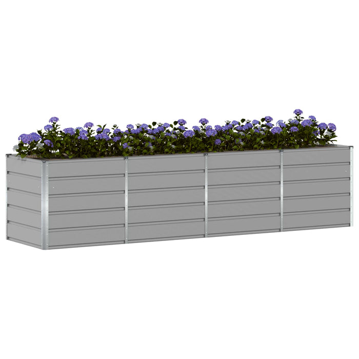 Jardinieră Gri deschis 240 x 80 x 75 cm Oțel - WALTI WALTI