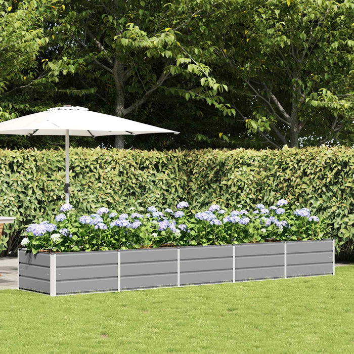 Jardinieră Gri deschis 400 x 80 x 45 cm Oțel - WALTI WALTI