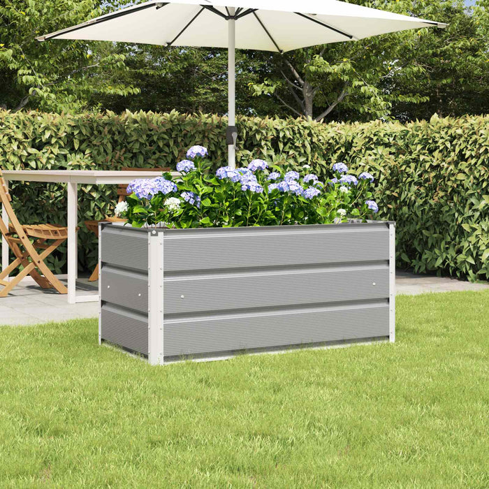 Jardinieră Gri deschis 100 x 50 x 45 cm Oțel Galvanizat WALTI