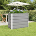 Jardinieră Gri deschis 100 x 50 x 77 cm Oțel Galvanizat - WALTI WALTI