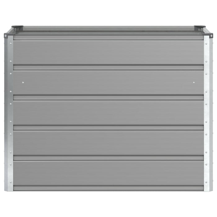 Jardinieră Gri deschis 100 x 50 x 77 cm Oțel Galvanizat - WALTI WALTI