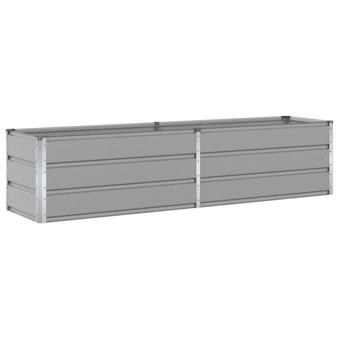 Jardinieră Gri deschis 195 x 50 x 45 cm Oțel Galvanizat - WALTI WALTI