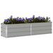 Jardinieră Gri deschis 195 x 50 x 45 cm Oțel Galvanizat - WALTI WALTI