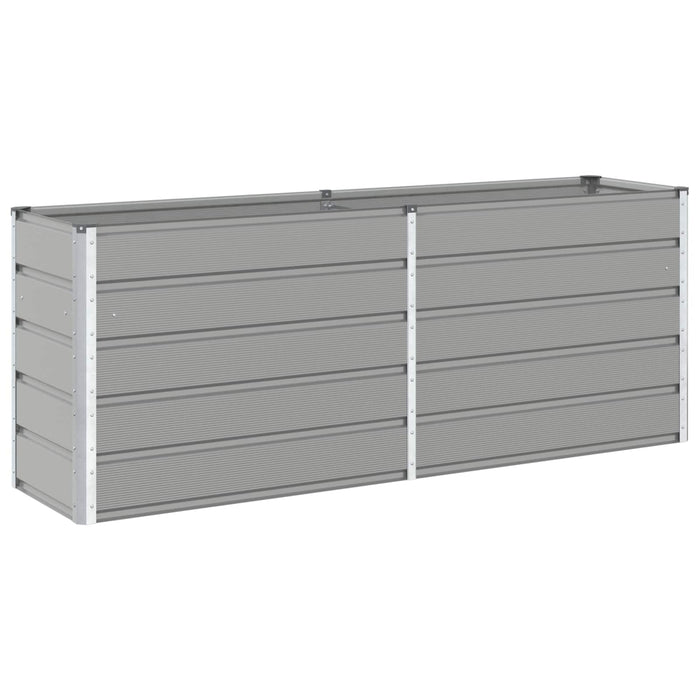 Jardinieră Gri deschis 195 x 50 x 75 cm Oțel Galvanizat - WALTI WALTI