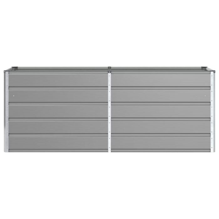 Jardinieră Gri deschis 195 x 50 x 75 cm Oțel Galvanizat - WALTI WALTI