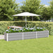 Jardinieră Gri deschis 290 x 50 x 45 cm Oțel Galvanizat - WALTI WALTI
