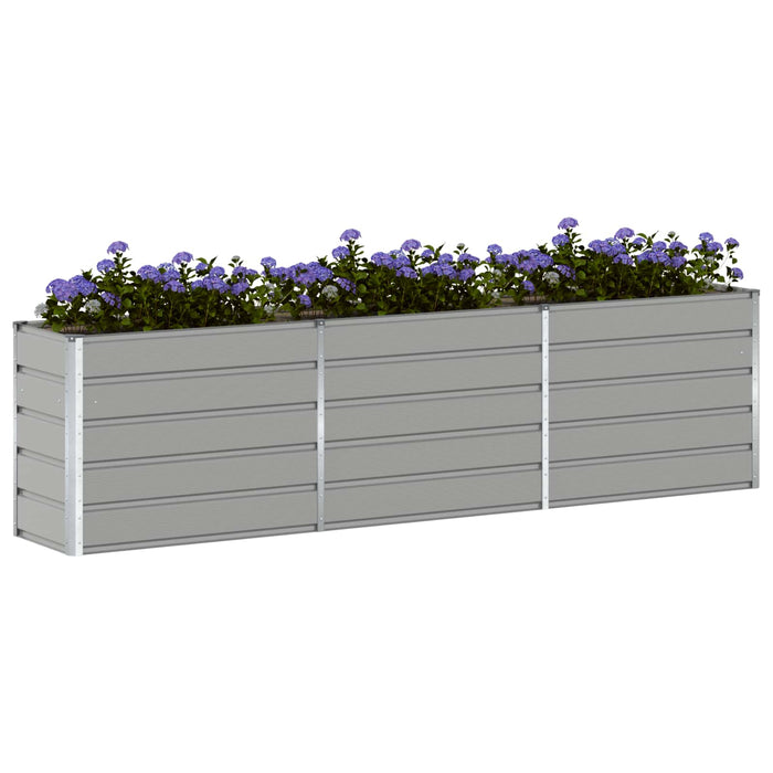 Jardinieră Gri deschis 290 x 50 x 75 cm Oțel Galvanizat - WALTI WALTI