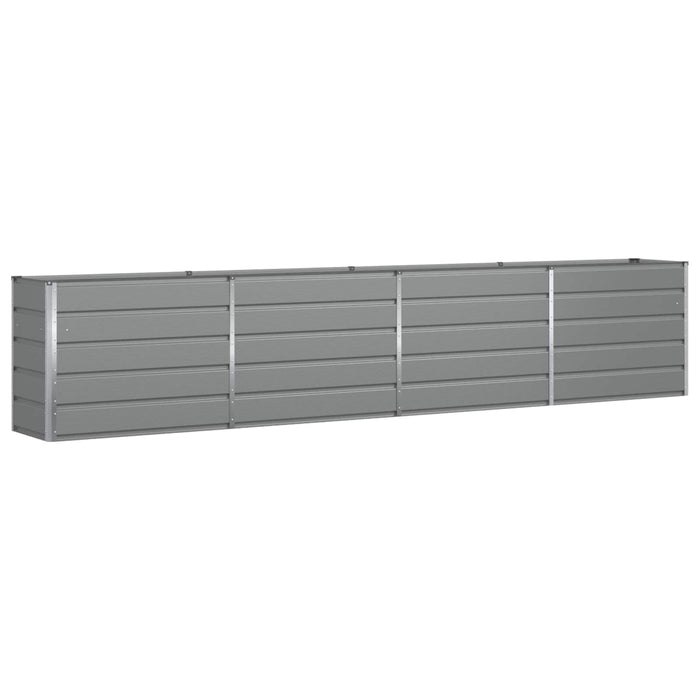 Jardinieră Gri deschis 385 x 50 x 75 cm Oțel Galvanizat - WALTI WALTI