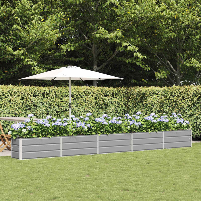 Jardinieră Gri deschis 480 x 50 x 45 cm Oțel Galvanizat - WALTI WALTI
