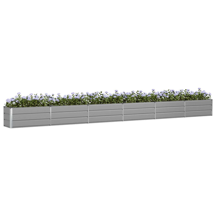 Jardinieră Gri deschis 580 x 50 x 45 cm Oțel Galvanizat - WALTI WALTI