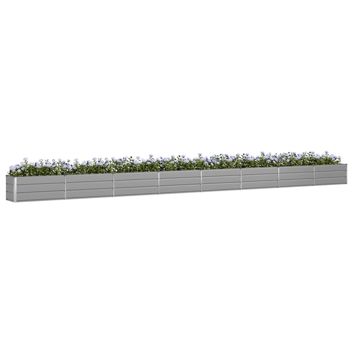 Jardinieră Gri deschis 770 x 50 x 45 cm Oțel Galvanizat - WALTI WALTI