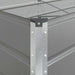 Jardinieră Gri deschis 195 x 100 x 45 cm Oțel Galvanizat - WALTI WALTI