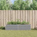 Jardinieră Gri deschis 195 x 100 x 45 cm Oțel Galvanizat - WALTI WALTI
