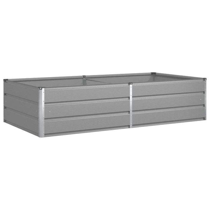 Jardinieră Gri deschis 195 x 100 x 45 cm Oțel Galvanizat - WALTI WALTI