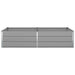 Jardinieră Gri deschis 195 x 100 x 45 cm Oțel Galvanizat - WALTI WALTI