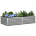 Jardinieră Gri deschis 195 x 100 x 45 cm Oțel Galvanizat - WALTI WALTI