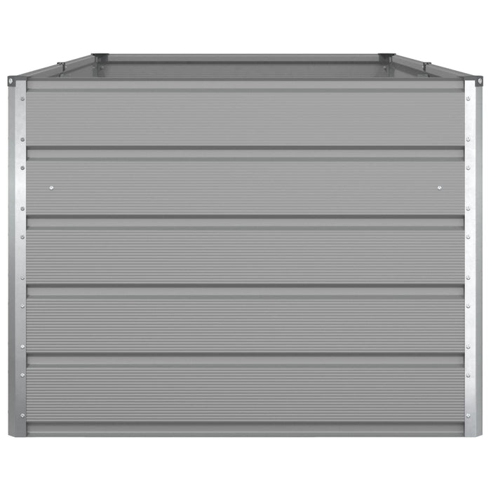 Jardinieră Gri deschis 195 x 100 x 45 cm Oțel Galvanizat - WALTI WALTI