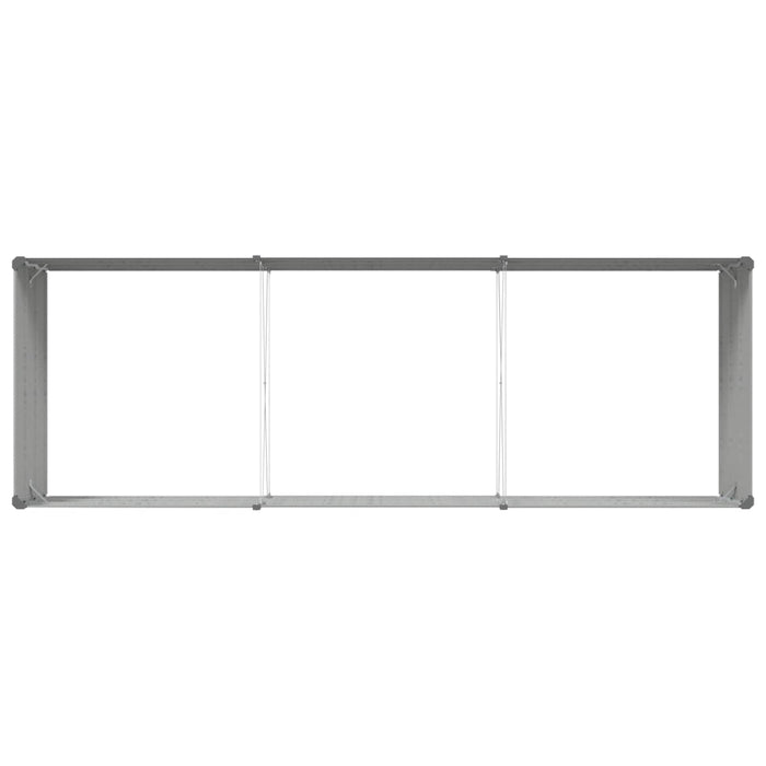 Jardinieră Gri deschis 195 x 100 x 45 cm Oțel Galvanizat - WALTI WALTI